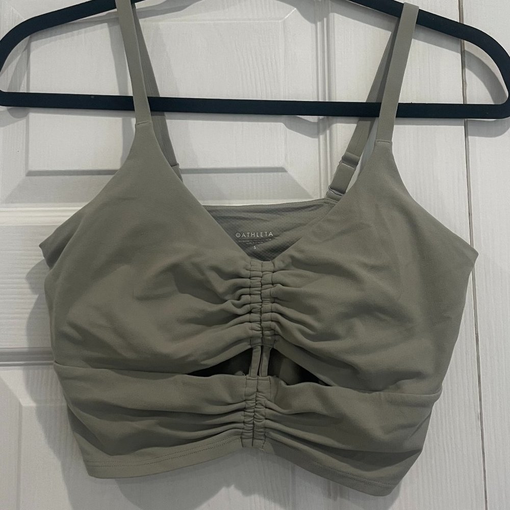 Athleta Green Sports Bra